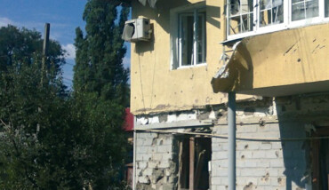 Donbass, casa bombardata (2014)