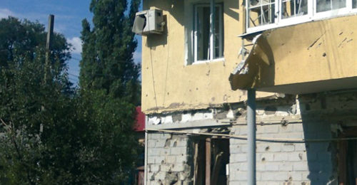 Donbass, casa bombardata (2014)