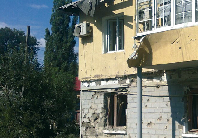 Donbass, casa bombardata (2014)