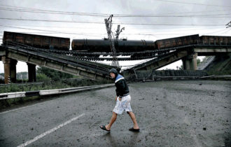 Donbass Ponte Ferrovia