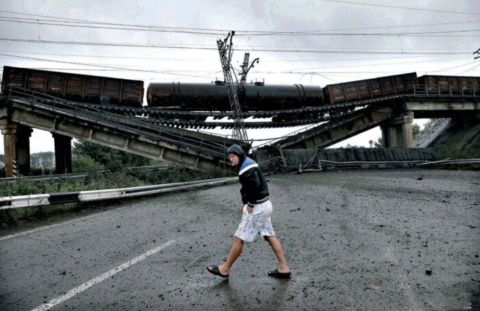 Donbass Ponte Ferrovia