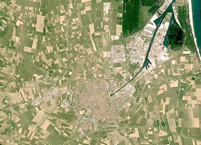 Ravenna Foto Satellitare