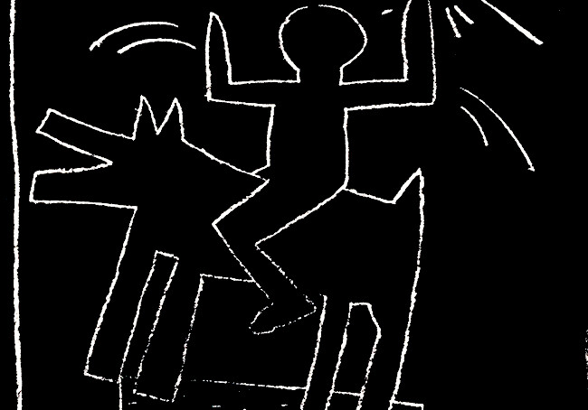 Keith Haring Subway Drawings