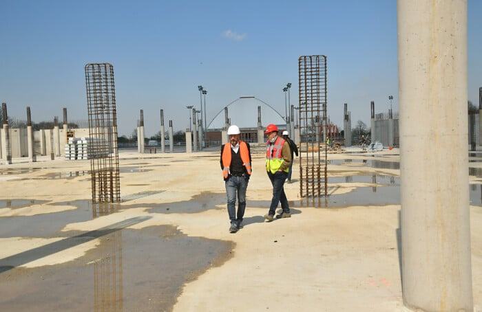 Palasport Pala De André cantiere
