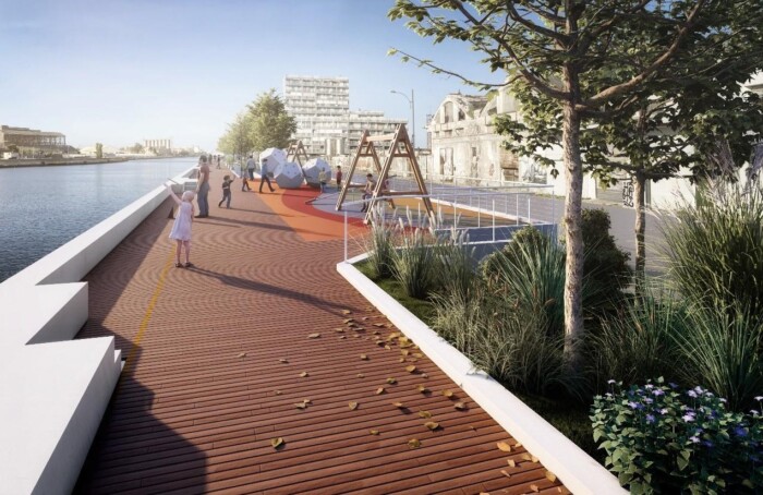 22 04 15 Passeggiata Lungocanale Rendering