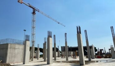 Palzeeto dello Sort in costruzione