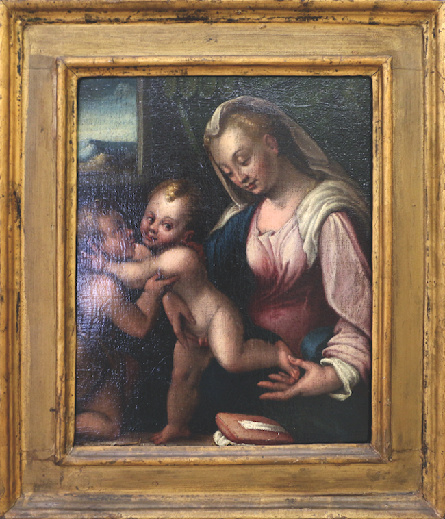 Barbara Longhi, “Madonna con Bambino e San Giovannino”