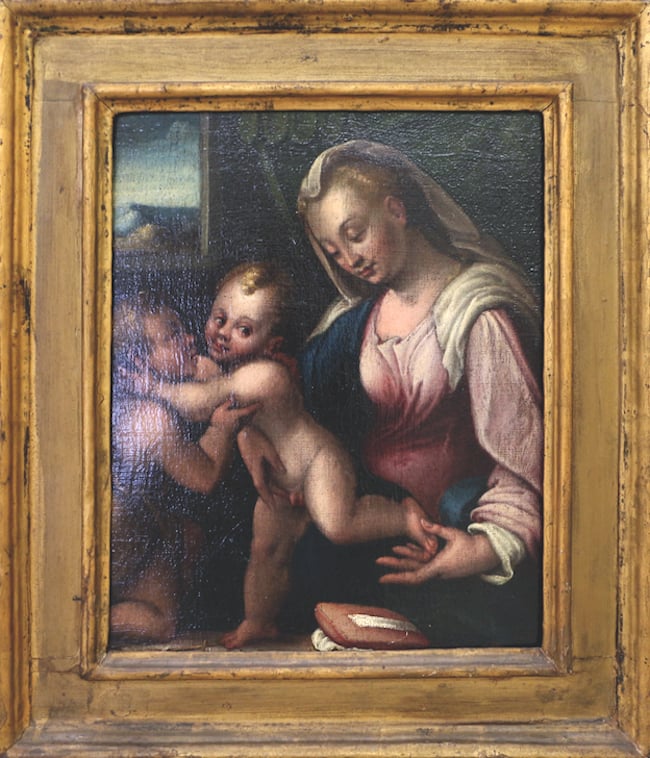 Barbara Longhi, “Madonna con Bambino e San Giovannino”