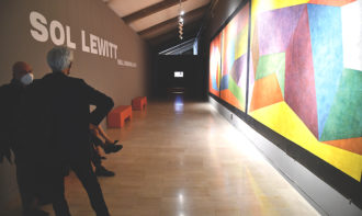 Il pannelo di Sol Lewitt