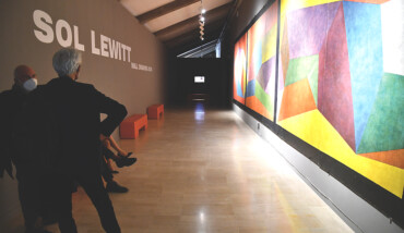 Il pannelo di Sol Lewitt