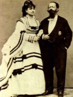 Rosa Vercellana e Vittorio Emanuele II Di Savoia