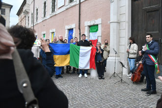 L'arrivo degli ucraini del Teatro di Kiev a Ravenna