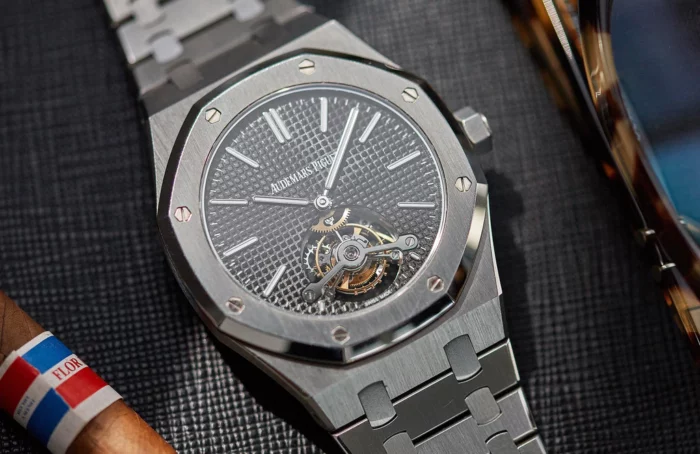 Audemars Piguet Royal Oak Tourbillion Extra Thin Japan Black Dial A Collected Man London3 1024x