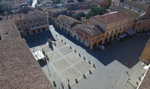 Bagnacavallo Aerea Piazza