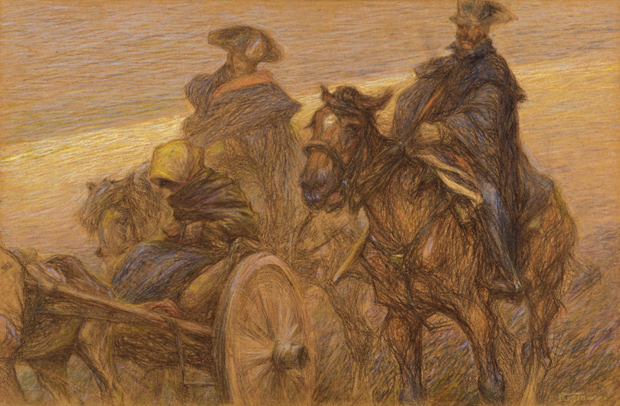 Vittorio Guaccimanni Carabinieri a cavallo Mar