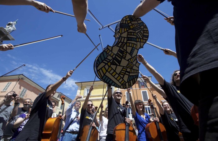 RAVENNA 18/06/2016. RAVENNA FESTIVAL 2016. 100 CELLOS Foto Fabrizio Zani / Daniele Casadio