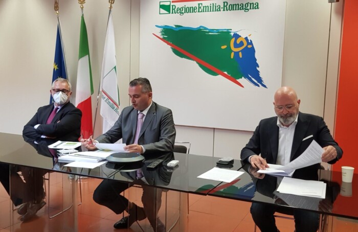 Da Destra Bonaccini Donini E Baldino