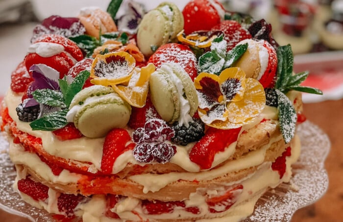 Torta Con Fragole
