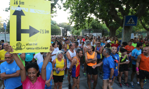 RAVENNA 30/06/2018. TRAIL ROMAGNA Corsa Sulle Mura Di Ravenna Con Partenza All‚Äô Alba