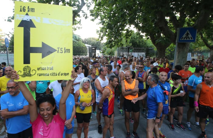 RAVENNA 30/06/2018. TRAIL ROMAGNA Corsa Sulle Mura Di Ravenna Con Partenza All‚Äô Alba