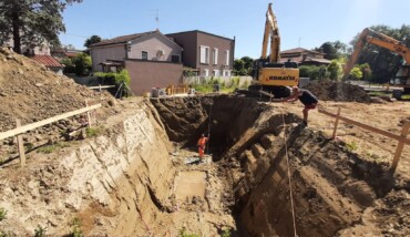 Inizio Lavori Per Bacino Di Via Santa Barbara, Fusignano, Luglio 2022