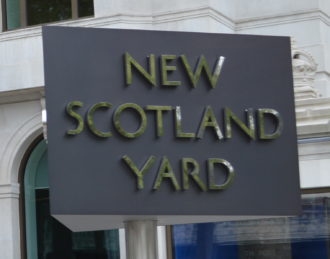 New Scotland Yard Sign (cropped)