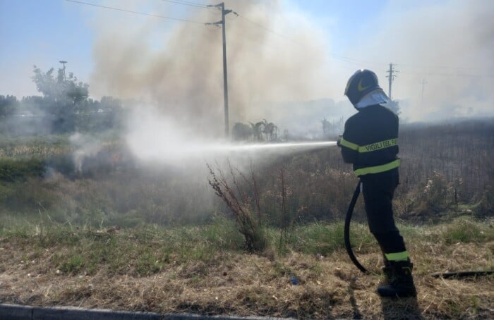Incendio Via Vicoli
