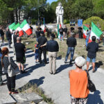 Cerimonia per Ettore Muti al cimitero di Ravenna, 21 agosto 2022