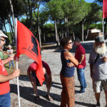 Presidio antifascista al cimitero contro la manifestazione per Ettore Muti, 21 agosto 2022