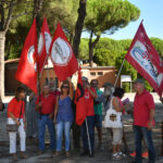 Presidio antifascista al cimitero contro la manifestazione per Ettore Muti, 21 agosto 2022