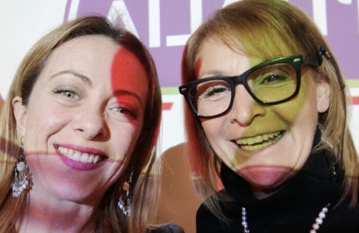 Marta Farolfi Con Giorgia Meloni