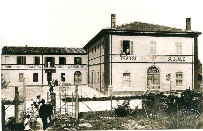 Teatro Socjale Facciata Origini