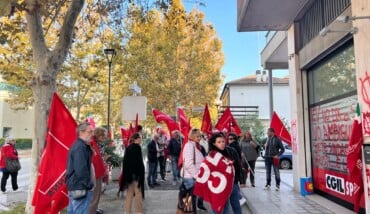Imbrattamento Cgil