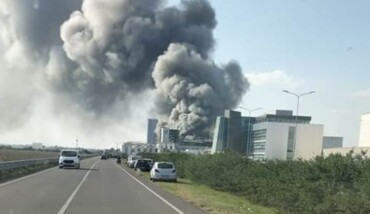 Incendio Unigra Conselice