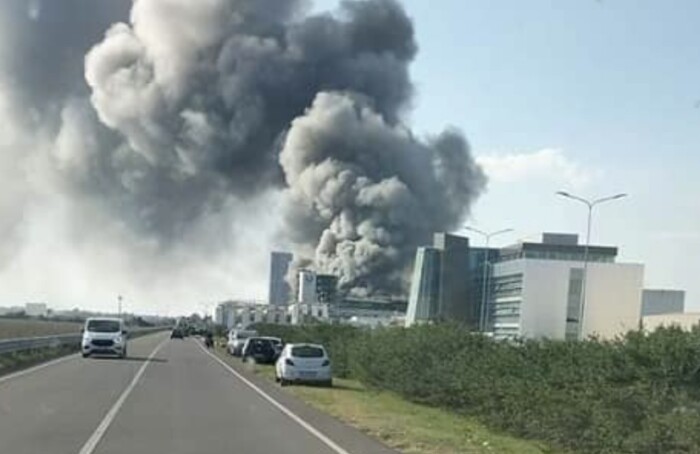 Incendio Unigra Conselice