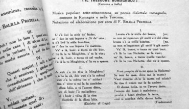 Canti Romagnoli Balilla Pratella