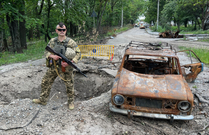 Kharkiv Quarriere Distrutto