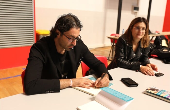Luca Sirri Con La Moglie