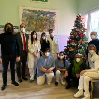 Addobbi Al Reparto Di Oncologia Dell'ospedale Di Lugo, Natale 2022 (1)