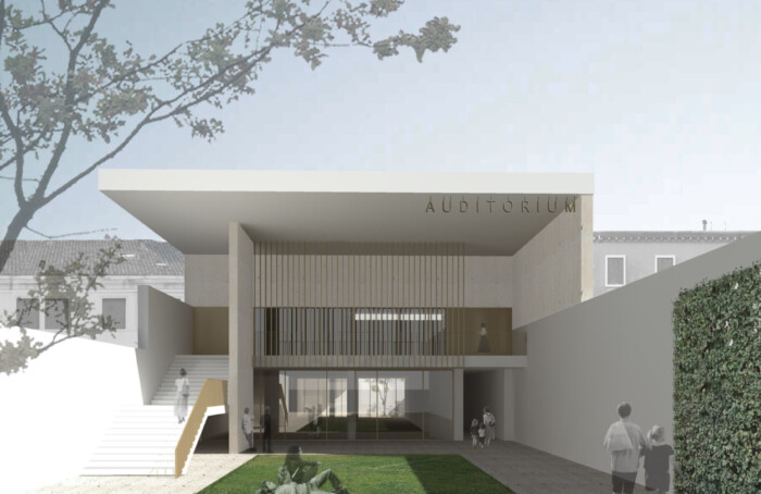 Auditorium Facciata Via Emaldi