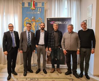 COTIGNOLA Foto Di Gruppo Post Accordo Con Hera Luce