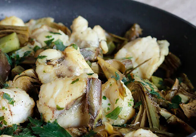 Coda Di Rospo Carciofi