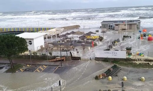 Foto da Lido Adriano di Alessandra Lenzi, da Emilia Romagna Meteo