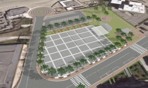 Piazza Vivaldi Lido Adriano Rendering