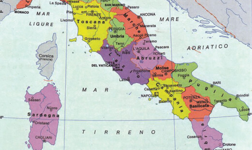 Mappa Italia Politica