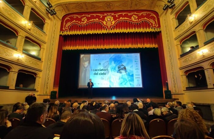 I cacciatori del cielo, Baracca, al teatro Rossini di Lugo