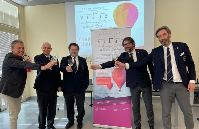 Magni Treggiari (Ais Romagna, Manfredi (Ais Emilia), Marchi (Ais Umbria), Papi (Ais Marche)