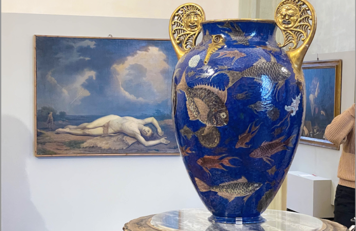 Grande vaso orizzontale