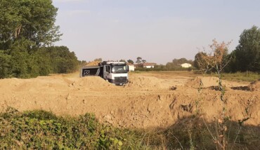Lavori Alla Cassa Di Espansione Santa Barbara, Fusignano
