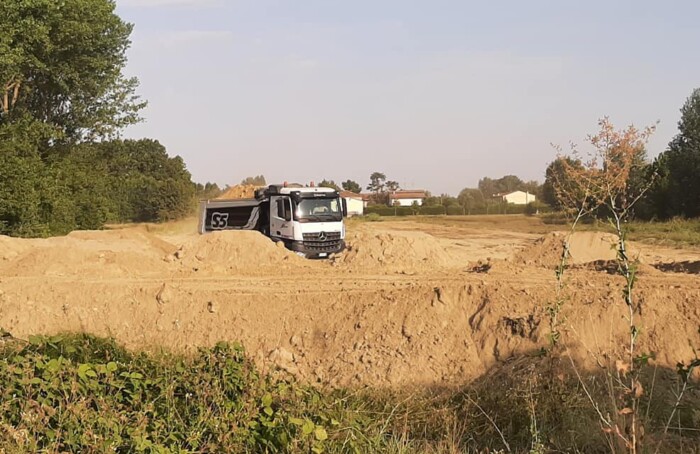 Lavori Alla Cassa Di Espansione Santa Barbara, Fusignano